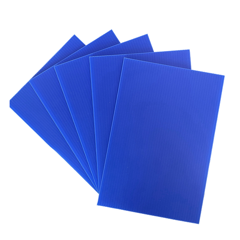 Foglio di plastica cava ondulato impermeabile colorato in PP