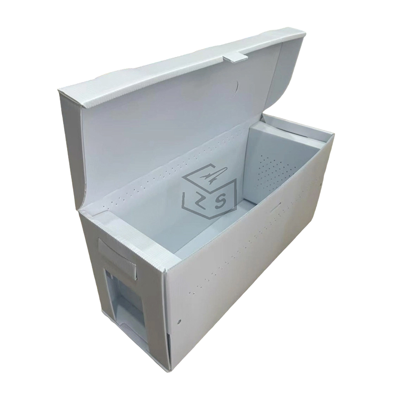 Scatola Nuc in plastica ondulata perforata traspirante