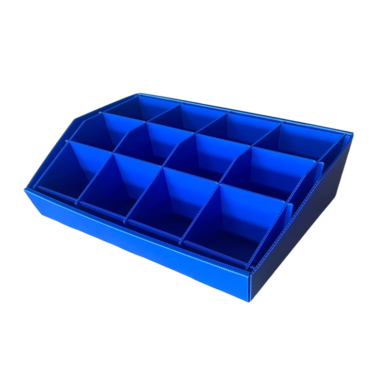 Scatola di smistamento hardware per pannelli cavi Coroplast in PP divisa