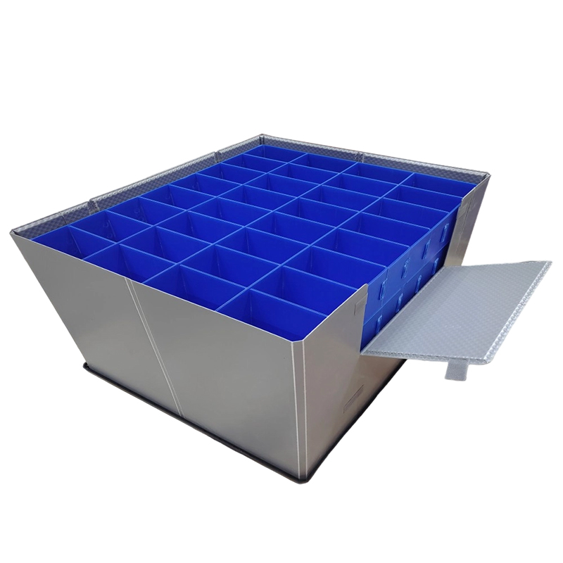 Scatola di smistamento hardware per pannelli cavi Coroplast in PP divisa
