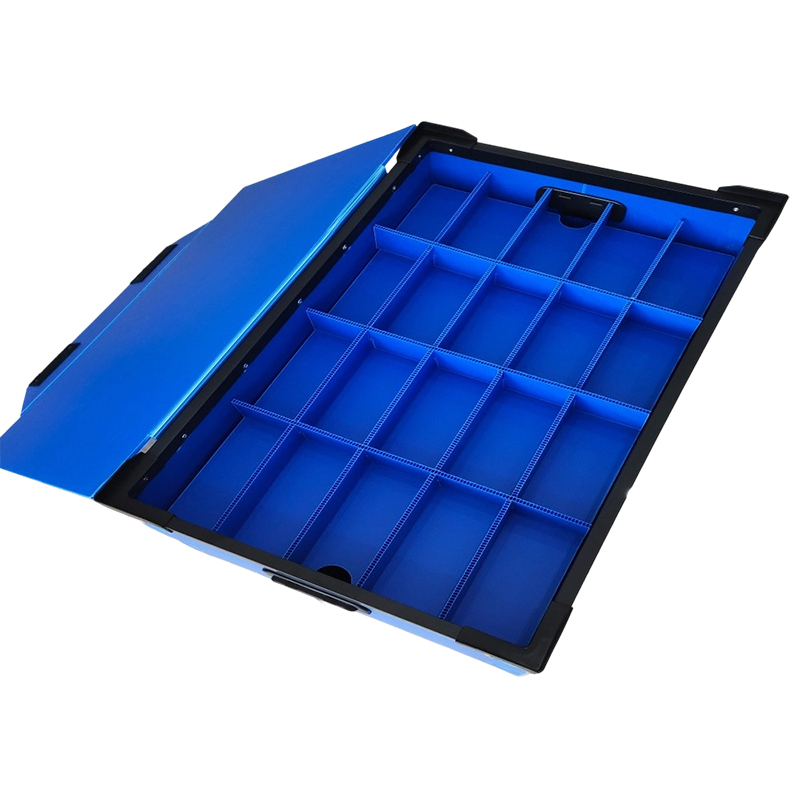 Scatola di smistamento hardware per pannelli cavi Coroplast in PP divisa