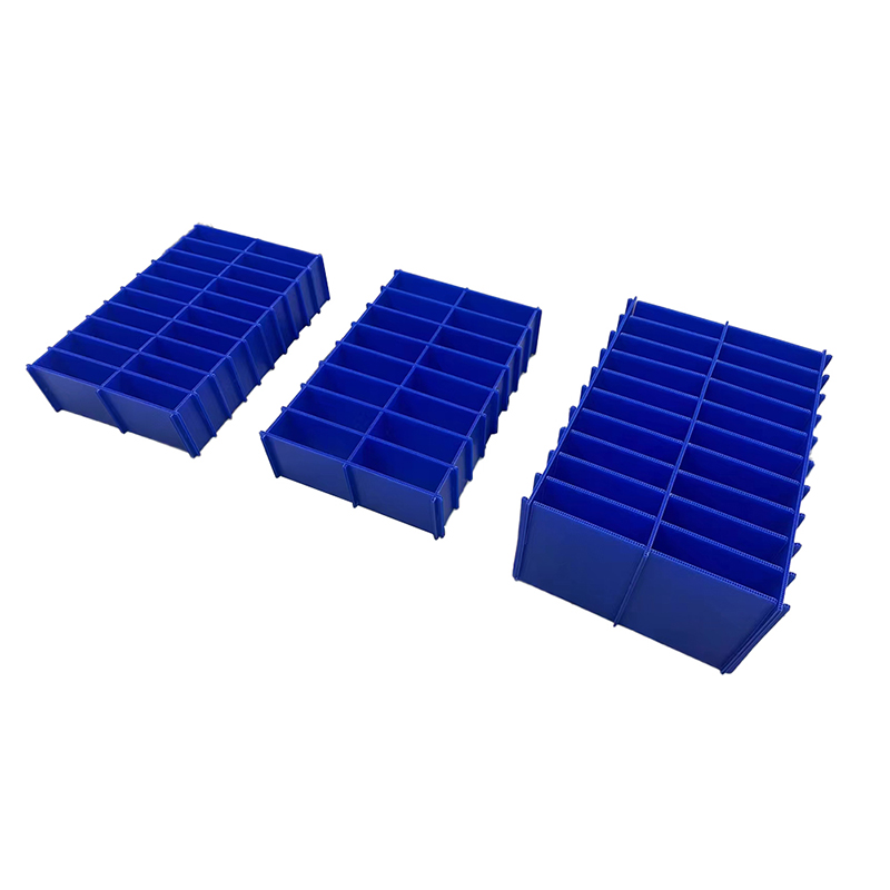 Scatola di smistamento hardware per pannelli cavi Coroplast in PP divisa