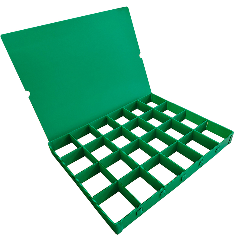 Scatola di smistamento hardware per pannelli cavi Coroplast in PP divisa