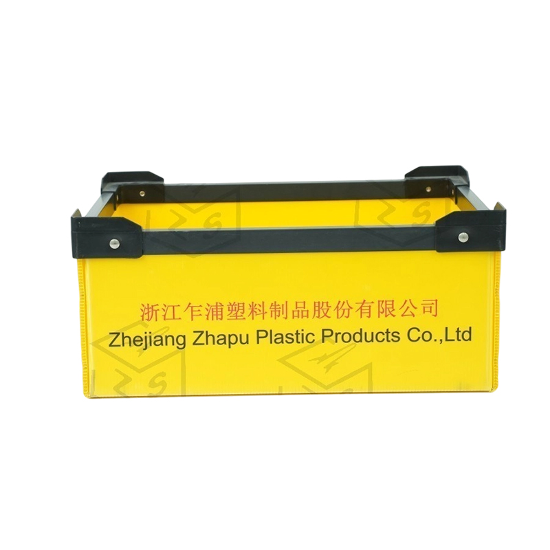 Tote Box in plastica ondulata con cornice rinforzata