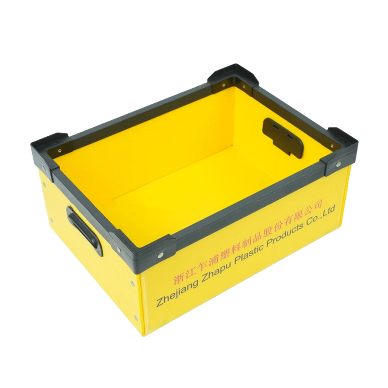 Tote Box in plastica ondulata con cornice rinforzata