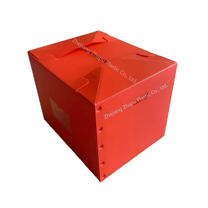 Contenitore quadrato impilabile in plastica ondulata PP