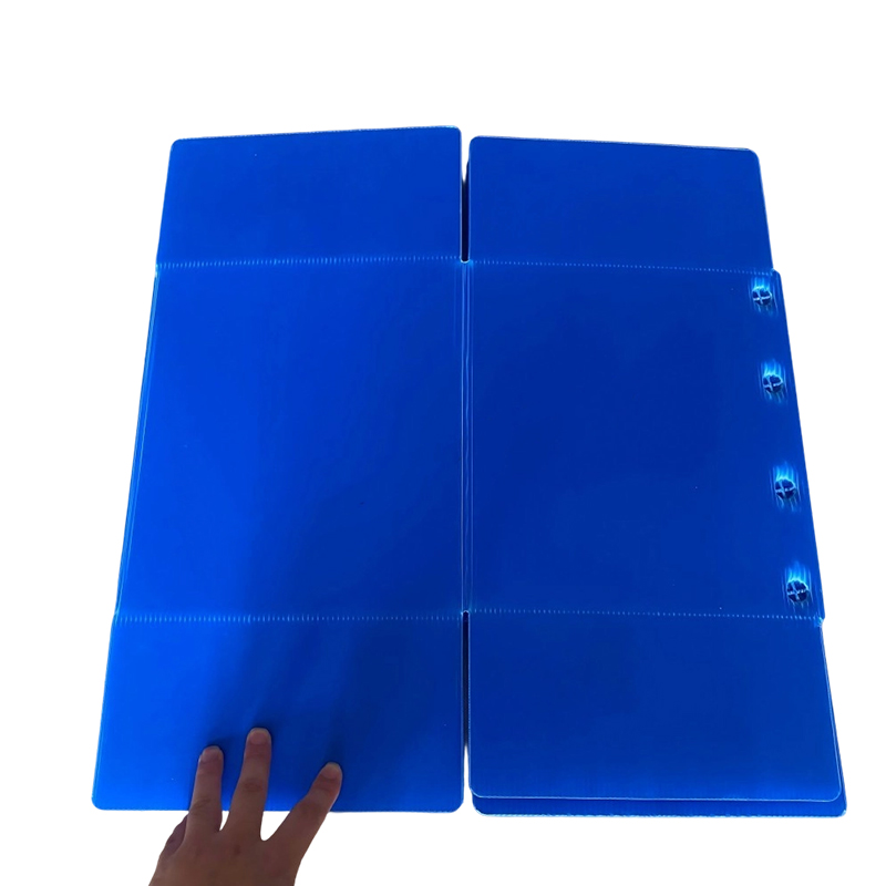 Contenitore quadrato impilabile in plastica ondulata PP