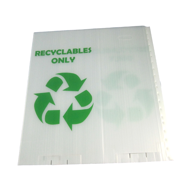 Pattumiera pieghevole per riciclaggio di plastica ondulata in PP