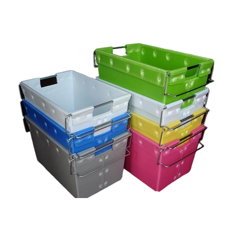 Borse per posta in plastica ondulata impilabili