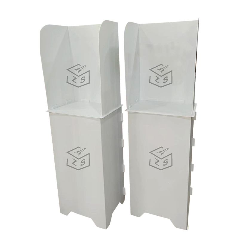 Stand elettorale portatile impermeabile in plastica ondulata per la privacy